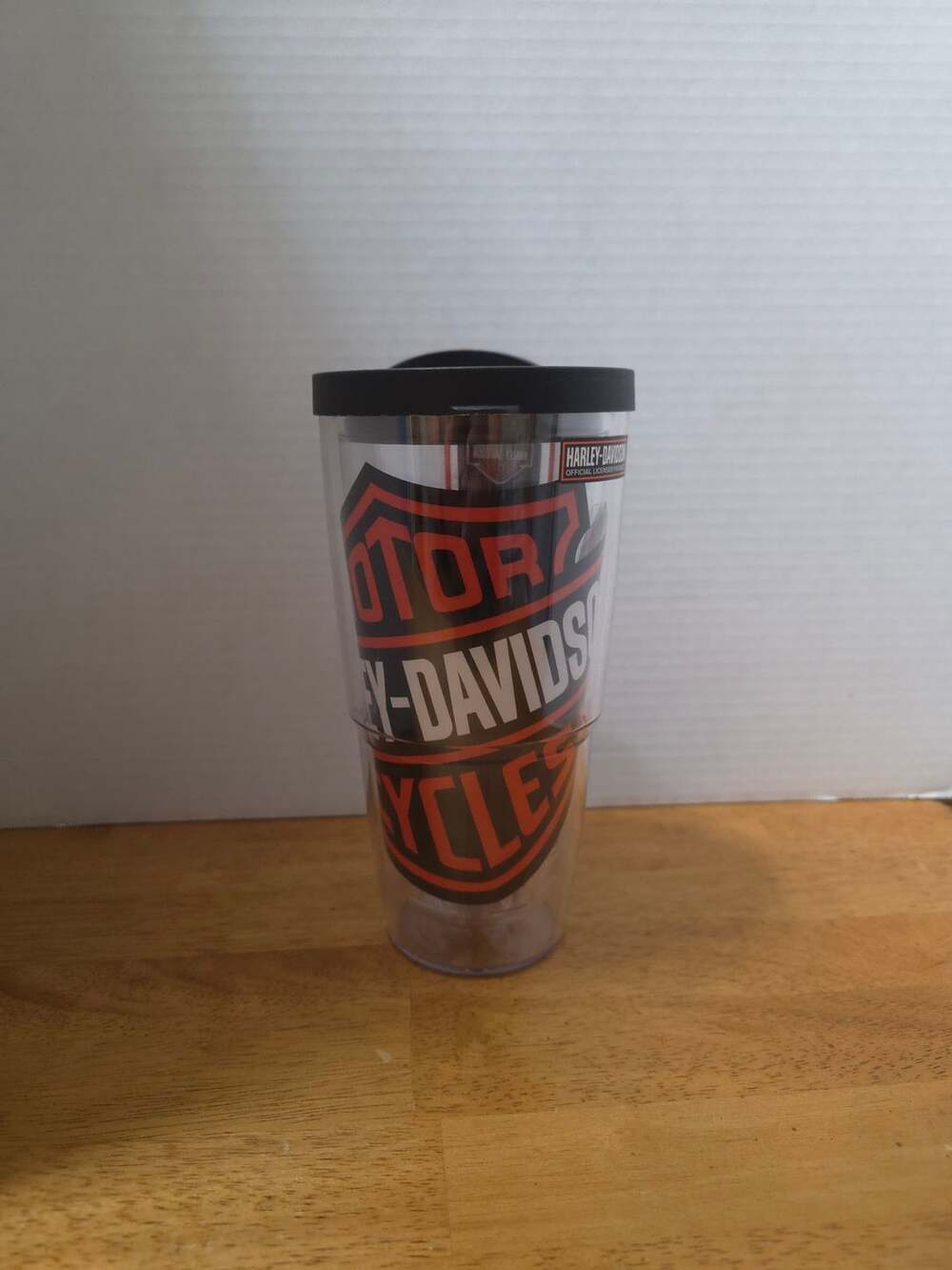 Tervis Harley-Davidson Tumbler Size 24 oz Clear Insulated with Lid